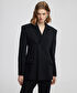 Vatkalı kruvaze blazer - IW6250106056001 - Siyah Blazer