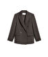 Kruvaze blazer   - IW6250106058074 - Kahverengi Blazer