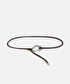 Amorf metal tokalı ip kemer - IW6250053001035 - Bordo Kemer