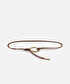 Metal tokalı ip kemer - IW6250053002074 - Kahverengi Kemer