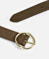 Oval metal tokalı kemer - IW6250053010027 - Kamel Kemer