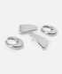 İkili metal küpe seti - IW6250068043122 - Gümüş Küpe