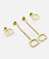 Metal küpe seti - IW6250068130265 - Altın Küpe