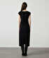 Basic penye elbise - IW6260002165001 - Siyah Elbise