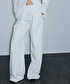 Pileli wide leg pantolon - IW6260003137018 - Ekru Pantolon