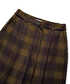 Ekose desen pantolon - IW6260003171022 - Haki Pantolon