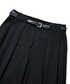 Kemerli çizgi desen pantolon - IW6260003194001 - Siyah Pantolon