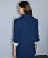 Vatkalı uzun blazer - IW6260005125015 - Lacivert Ceket