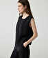 Asimetrik nervürlü bluz - IW6260006134001 - Siyah Bluz