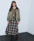 Çift parça bomber mont - IW6260012391022 - Haki Mont