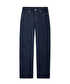 Kontrast dikişli jean pantolon - IW6260018016015 - Lacivert Jean Pantolon