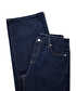 Kontrast dikişli jean pantolon - IW6260018016015 - Lacivert Jean Pantolon