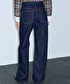 Kontrast dikişli jean pantolon - IW6260018016015 - Lacivert Jean Pantolon
