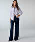 Wide leg jean pantolon - IW6260018031AC7 - Koyu İndigo Jean Pantolon