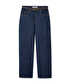 Kemerli barrel fit pantolon - IW6260018039015 - Lacivert Jean Pantolon