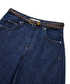 Kemerli barrel fit pantolon - IW6260018039015 - Lacivert Jean Pantolon