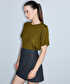Yün içerikli basic triko - IW6260050045198 - Yağ Yeşili Triko