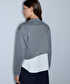 Çift parça görünüm cutout sweatshirt - IW6260091123126 - Gri Sweatshırt