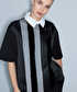 Kumaş mix colorblock sweatshirt - IW6260091124001 - Siyah Sweatshırt