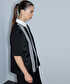 Kumaş mix colorblock sweatshirt - IW6260091124001 - Siyah Sweatshırt
