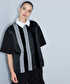 Kumaş mix colorblock sweatshirt - IW6260091124001 - Siyah Sweatshırt