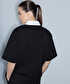 Kumaş mix colorblock sweatshirt - IW6260091124001 - Siyah Sweatshırt