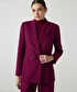 Vatkalı kruvaze blazer - IW6260106105008 - Mürdüm Blazer