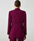 Vatkalı kruvaze blazer - IW6260106105008 - Mürdüm Blazer