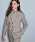 Yakası bağlamalı yün içerikli blazer - IW6260106109014 - Vizon Blazer