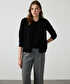 Basic triko hırka - IW6260150101001 - Siyah undefined