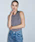 Degaje yaka tişört - IW6260152113957 - Koyu Vizon Örme Atlet