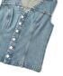 Denim yelek - IS1250007030629 - İndigo Yelek
