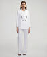 Vatkalı kruvaze ceket  - IS1250106026002 - Beyaz Blazer