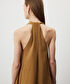 Halter yaka elbise - IS1260002178053 - Tütün Elbise