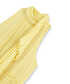 Kırışık efektli colorblock elbise - IS1260002656009 - Sarı Elbise