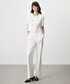 Wide leg fit pantolon - IS1260003074018 - Ekru Pantolon