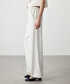 Wide leg fit pantolon - IS1260003074018 - Ekru Pantolon