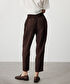 Carrot fit belden bağlamalı pantolon - IS1260003076074 - Kahverengi Pantolon