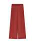 Wide leg fit ütü izli pantolon - IS1260003093DE4 - Yanık Turuncu Pantolon