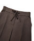 Belden bağlamalı wide leg pantolon - IS1260003099074 - Kahverengi Pantolon