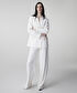 Wide leg fit pantolon - IS1260003112018 - Ekru Pantolon