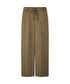Wide leg fit belden bağlamalı pantolon - IS1260003130022 - Haki Pantolon