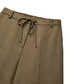 Wide leg fit belden bağlamalı pantolon - IS1260003130022 - Haki Pantolon