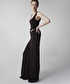 Wide leg triko pantolon - IS1260003159074 - Kahverengi Pantolon