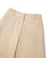 Keten içerikli wide leg pantolon - IS1260003192003 - Natürel Pantolon