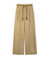 Püsküllü kuşaklı wide leg pantolon - IS1260003204003 - Natürel Pantolon