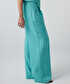 Dokulu wide leg pantolon - IS1260003217013 - Mint Yeşili Pantolon