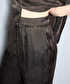 Parlak dokulu wide leg pantolon - IS1260003245074 - Kahverengi Pantolon