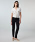 Lurex bel skinny fit pantolon - IS1260003250001 - Siyah Pantolon