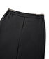 Lurex bel skinny fit pantolon - IS1260003250001 - Siyah Pantolon